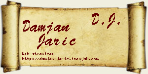 Damjan Jarić vizit kartica